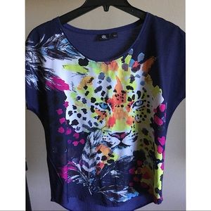 Rock & Republic Tiger Print Tshirt